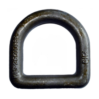 G80 laste Gesmede D Ring Self Colored Alloy Steel 14mm - 22mm