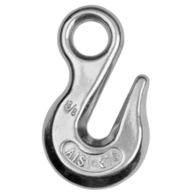 0.16kg - 1.52kg-van het de Hardwareroestvrije staal van het Roestvrij staaloptuigen de Opheffende Haak M38