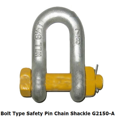 De Sluiting van de Schroefpin anchor shackle crosby chain van de 1/4 tot 3 Duimbout