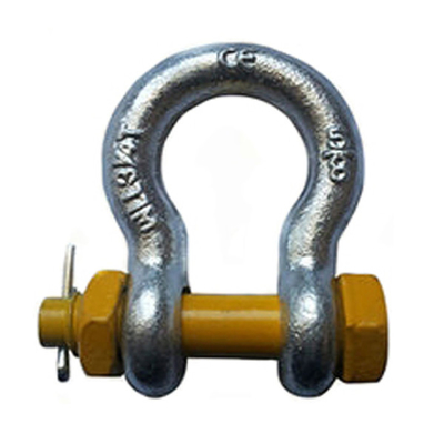 Gegalvaniseerd Bouttype van Pin Anchor Shackle G2130 van de Veiligheidsschroef