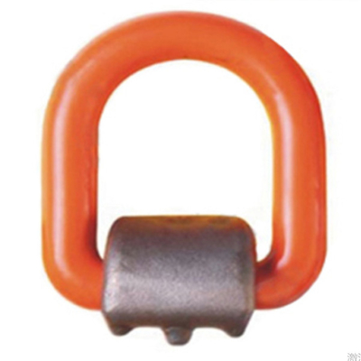 Las van Koolstofstaal de Gesmede D Ring Power Coated G80 in D-vormige ringen met Omslag